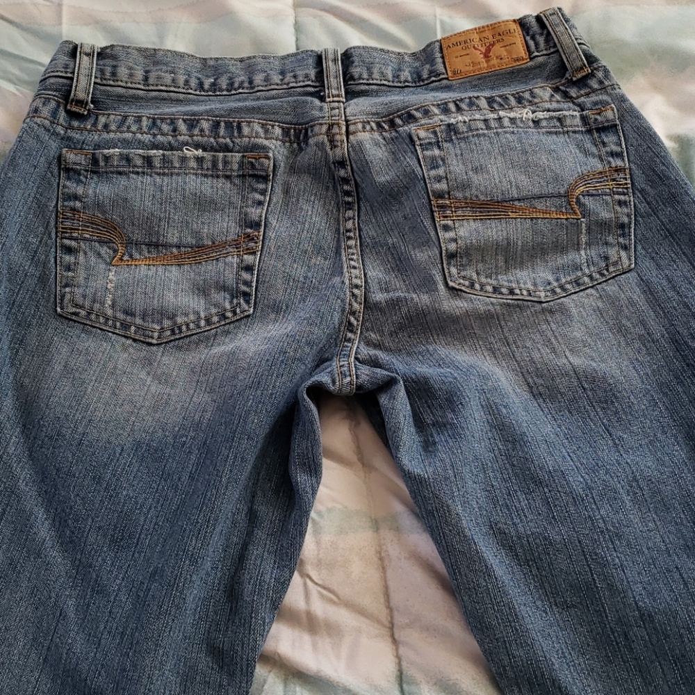 AEO Hipster Skinny Flare Size 8 Petite